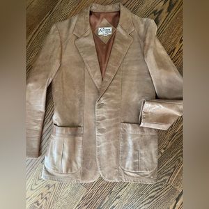 Vintage Remy Leather men’s blazer jacket coat 42